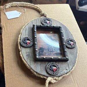 Texas Proud Rustic Rope Picture Frame